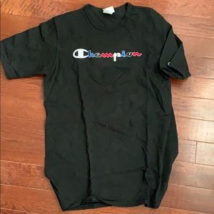 champion embroidered t-shirt tee